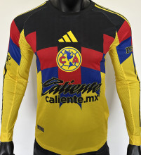 2025/26 Club America Home Player Version Long Sleeve Soccer Jersey 长袖