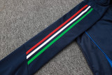 2025 Italy Sapphire Blue Hoody Zipper Jacket