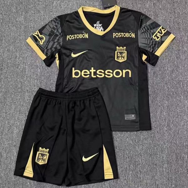 2025/26 Atletico Nacional Away Kids Soccer Jersey