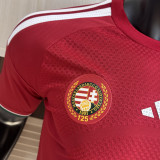 2026/27 Hungary Home Red  Player Version Soccer Jersey