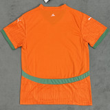 2025 Ivory Coast Home Orange Fans Soccer Jersey