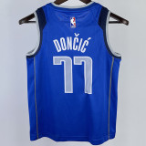 Mavericks DOECIC #77 Blue  Kids NBA Jersey 热压