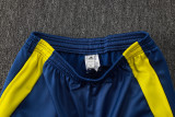 2025/26 AA Yellow Hoody Thickened Fluff Zipper Jacket Tracksuit