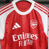 2025/26 ARS Home Red Player Version Long Sleeve Soccer Jersey