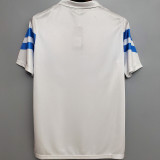 1988/89 Napoli Away White Retro Soccer Jersey