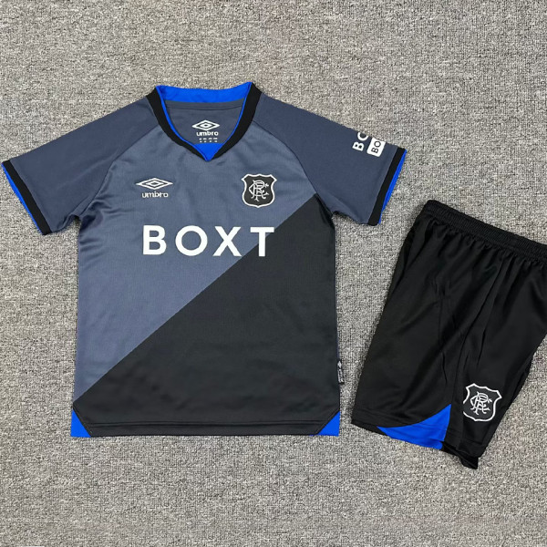 2025/26 Glasgow Rangers Third Kids Soccer Jersey