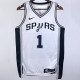 2023/24 Spurs WEMBANYAMA  #1  White  NBA Jerseys