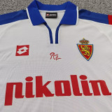 2004 Zaragoza Home White Retro Soccer Jersey