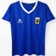 1986 Argentina Away Blue Retro Soccer Jersey