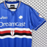 2000/2001 Sampdoria Home Retro Soccer Jersey