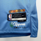 2025 Clippers WESTBROOK #0 Blue NBA Jerseys