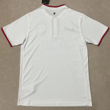 2013/14 M Utd Away White Retro Soccer Jersey