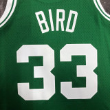 Celtics BLRD #33 Green Retro NBA Jerseys 热压