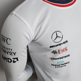 2022 Mercedes AMG Petronas F1 White Long Sleeve Team T-Shirt