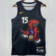 2025 Timberwolves CARTER #15 Black  NBA Jerseys 热压