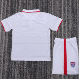 2014 U.S Home White Retro Kids Soccer Jersey