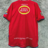 2002/2003 Tigres UANL Away Red Retro Soccer Jersey