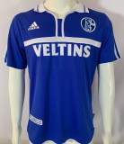 2000/2002 Schalke 04 Home Blue Retro Soccer Jersey