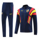 2025 Spain Sapphire Blue Jacket Tracksuit