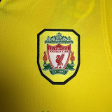 2004/05 LFC Away Yellow Retro Soccer Jersey