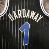 1994/95 Magic HARDAWAY #1 Black Retro NBA Jerseys 热压