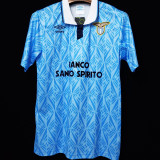 1991/1992 Lazio Home Blue Retro Soccer Jersey