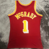 2004/05 Rockets MCGRADY #21 Retro Red NBA Jerseys热压