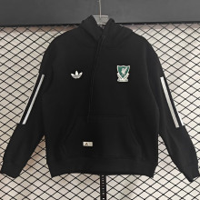 2026 LFC Black Hoody 白三边 黑色