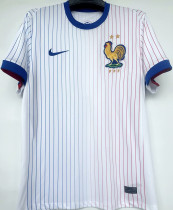 2024/25 France 1:1 Quality Away White Fans Soccer Jersey