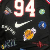 Supreme X Nike NBA Black Jerseys Hot Pressed