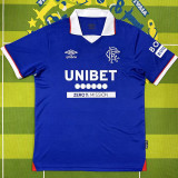 2025/26 Glasgow Rangers Home Blue Fans Soccer Jersey