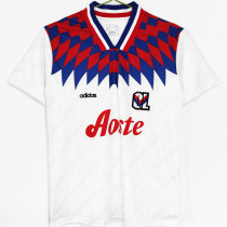 1995/96 Lyon Home White Retro Soccer Jersey