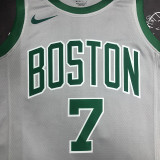 Celtics BROWN #7 Grey  NBA Jerseys