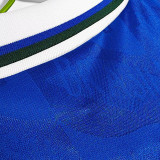 1991/93 Brazil Away Blue Retro Soccer Jersey