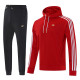 2025 AD~ Red Hoody Zipper Jacket