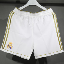 2011/2012 RM Home White Retro Player Version Shorts Pants 球员版