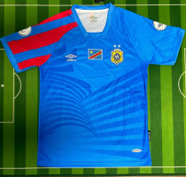2025 Congo DR Home Blue Fans Soccer Jersey 民主刚果