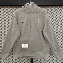 2026 Benfica Grey Retro Style Hoody  小绣花