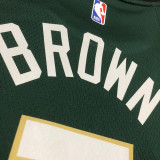 2023 Celtics BROWN #7 Green City Edition NBA Jerseys
