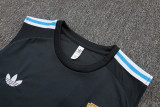 2025/26 Argentina Dark Grey Vest Training Jersey(A Set)