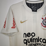 2012 Corinthians Home White Retro Soccer Jersey