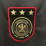 2010 Germany Away Black Retro Soccer Jersey