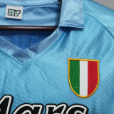 1990/91 Napoli Special Blue Retro Soccer Jersey