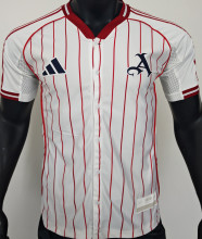 2025/26 ARS White Baseball Player Version T-Shirt  硅胶版