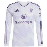 2025/26 M Utd Away Fans Long Sleeve Soccer Jersey