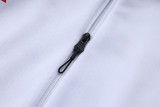 2026/27 PSG White Zipper Jacket Tracksuit