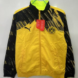2026 BVB Yellow And Green Reversible Windbreaker 双面