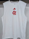 2025 Flamengo White Pure Cotton Vest Jersey