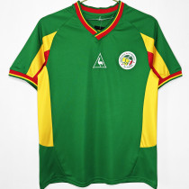 2002 Senegal Home Green Retro Soccer Jersey