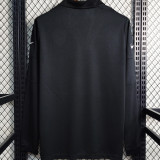 2004 Brazil Special Edition Black Retro Long Sleeve Jersey
